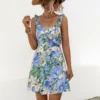 Floral Whimsy Mini Dress