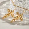 Eternal Grace Cross Earrings