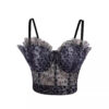 Leopard print backless camisole vest
