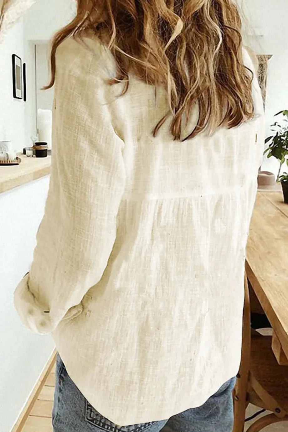 Classic Button-Up Long Sleeve Shirt