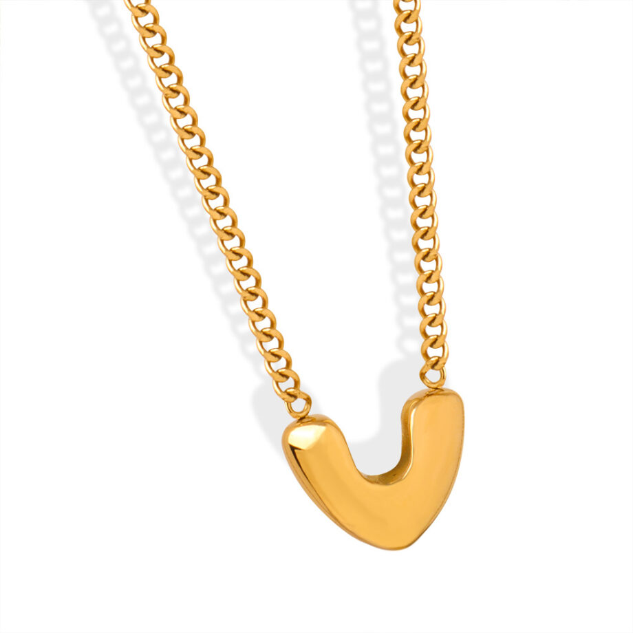 Golden Heartbeat Necklace