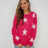 Starry Vibes Dropped Shoulder Sweater