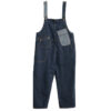 Cowboy overalls cropped pants