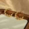 Copper Halo Earrings