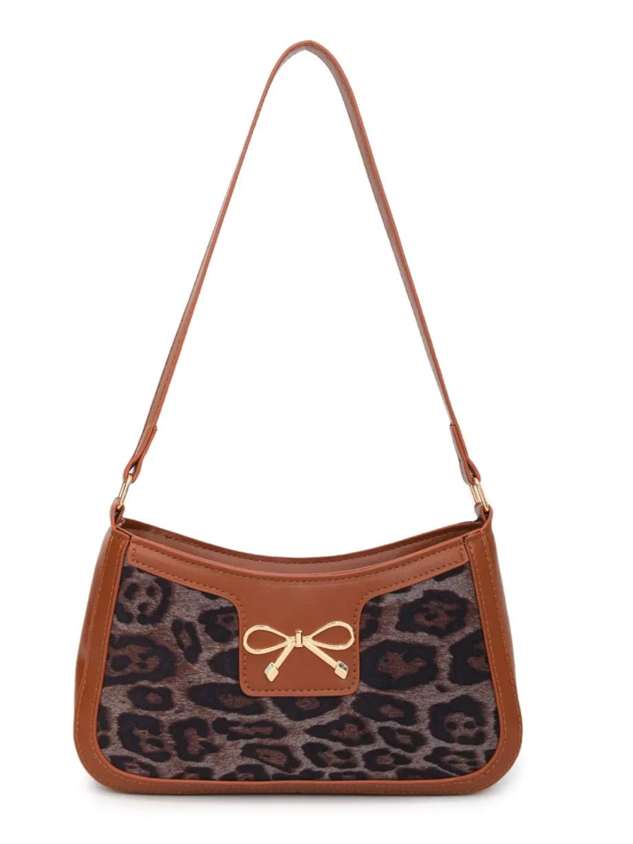 Leopard Luxe Bow Bag