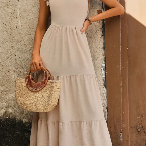 BohoSmocked Tiered Dress