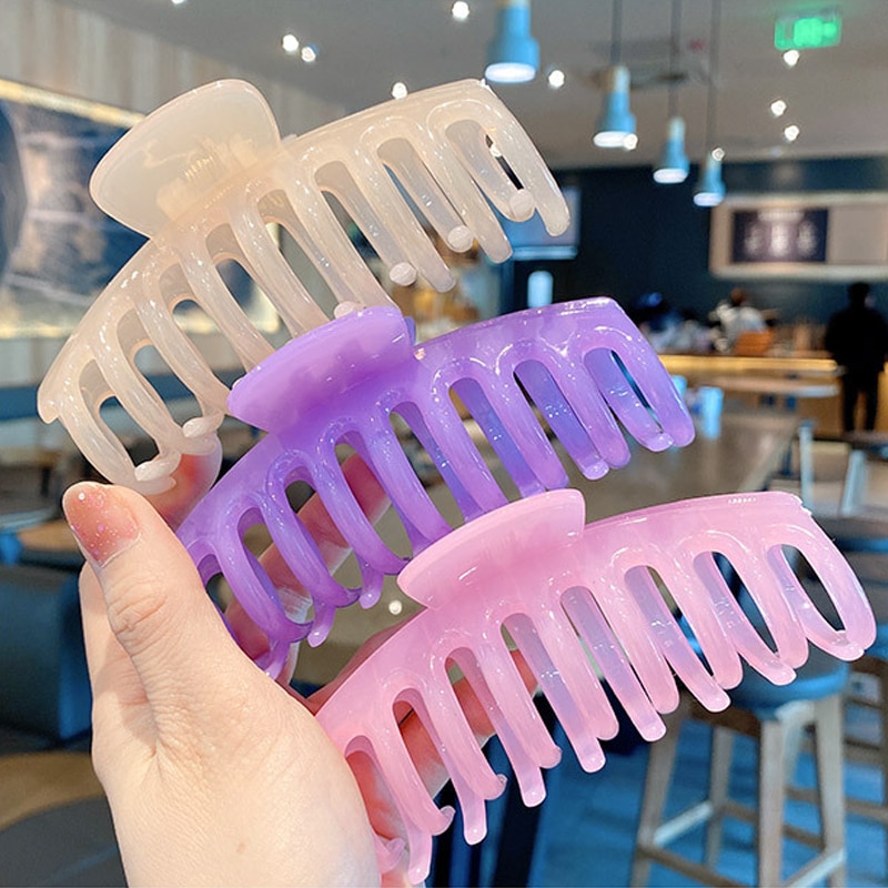 Korean Luxe Solid Hair Claws