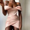 Satin Glow Mini Dress