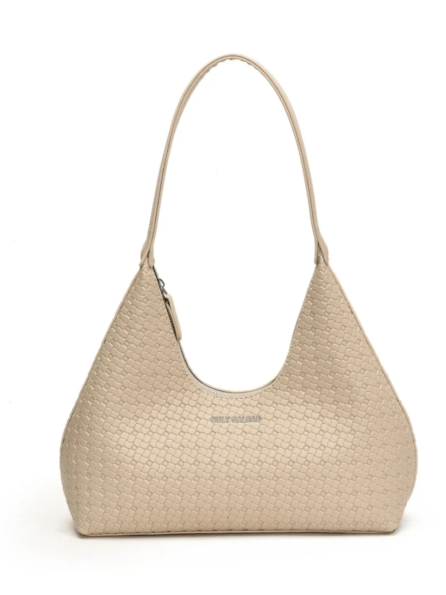 Moonlit Leather Shoulder Bag