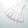 Simple waist cinched lace camisole