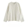 Criss-Cross Cozy Oversized Sweater