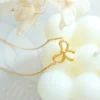 Charming Bow Pendant Necklace