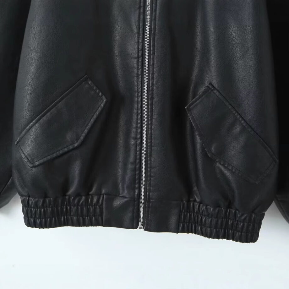 VintageWashed Leather Jacket