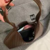 Moonlit Leather Shoulder Bag