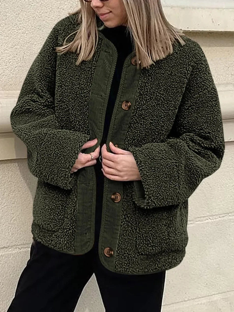Plush Lambskin Winter Coat