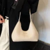 Moonlit Leather Shoulder Bag