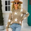 Starry Vibes Dropped Shoulder Sweater