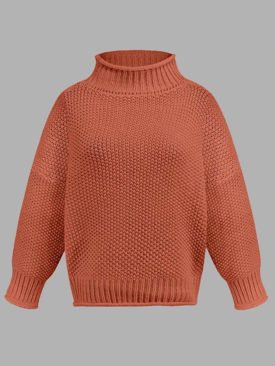 Cozy Turtleneck Knit Sweater