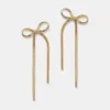 Petite Bow Bar Earrings