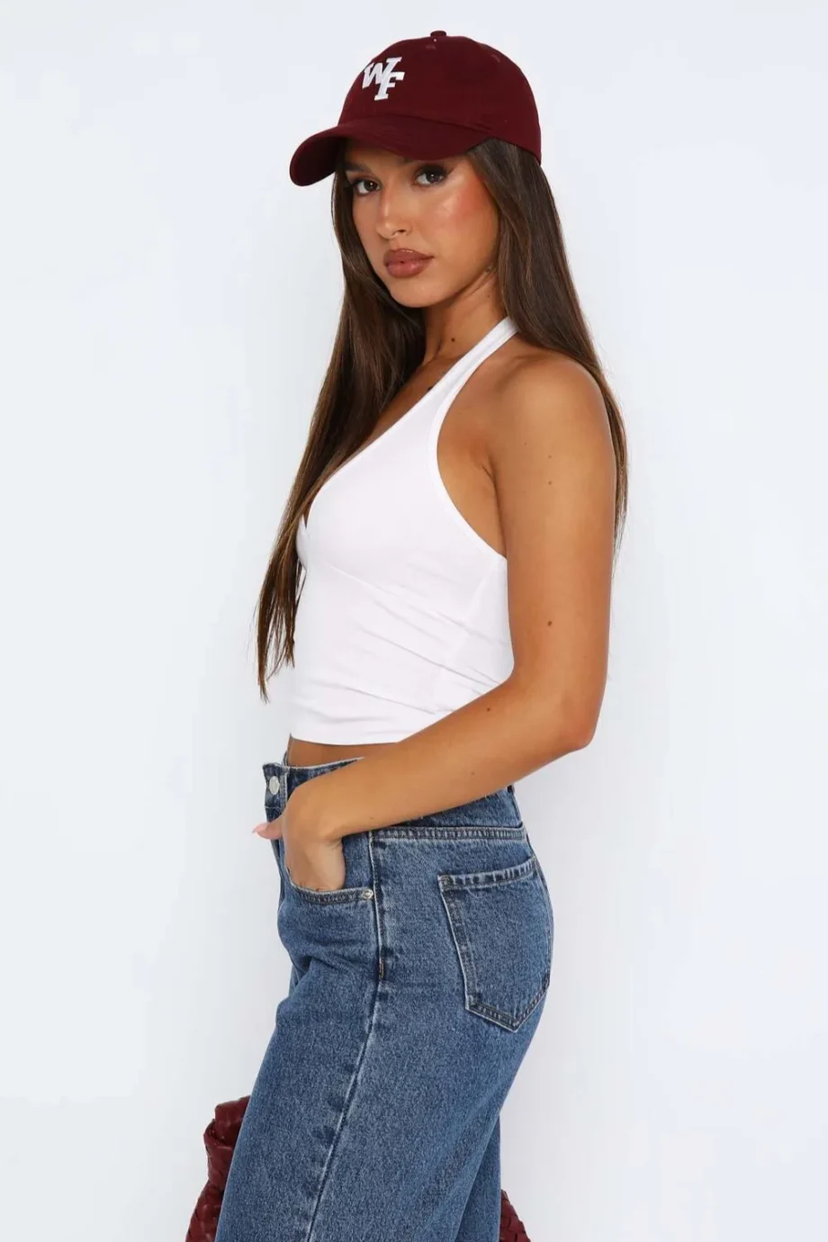 Halter Luxe Cropped Cami