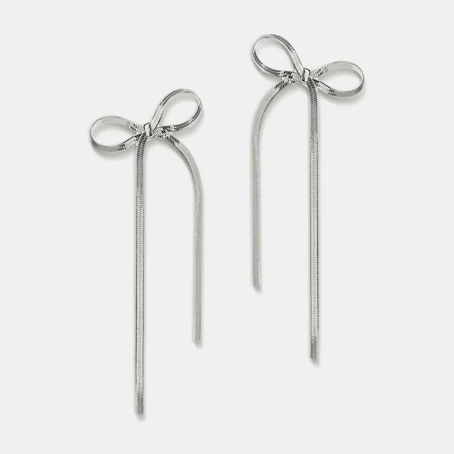 Petite Bow Bar Earrings