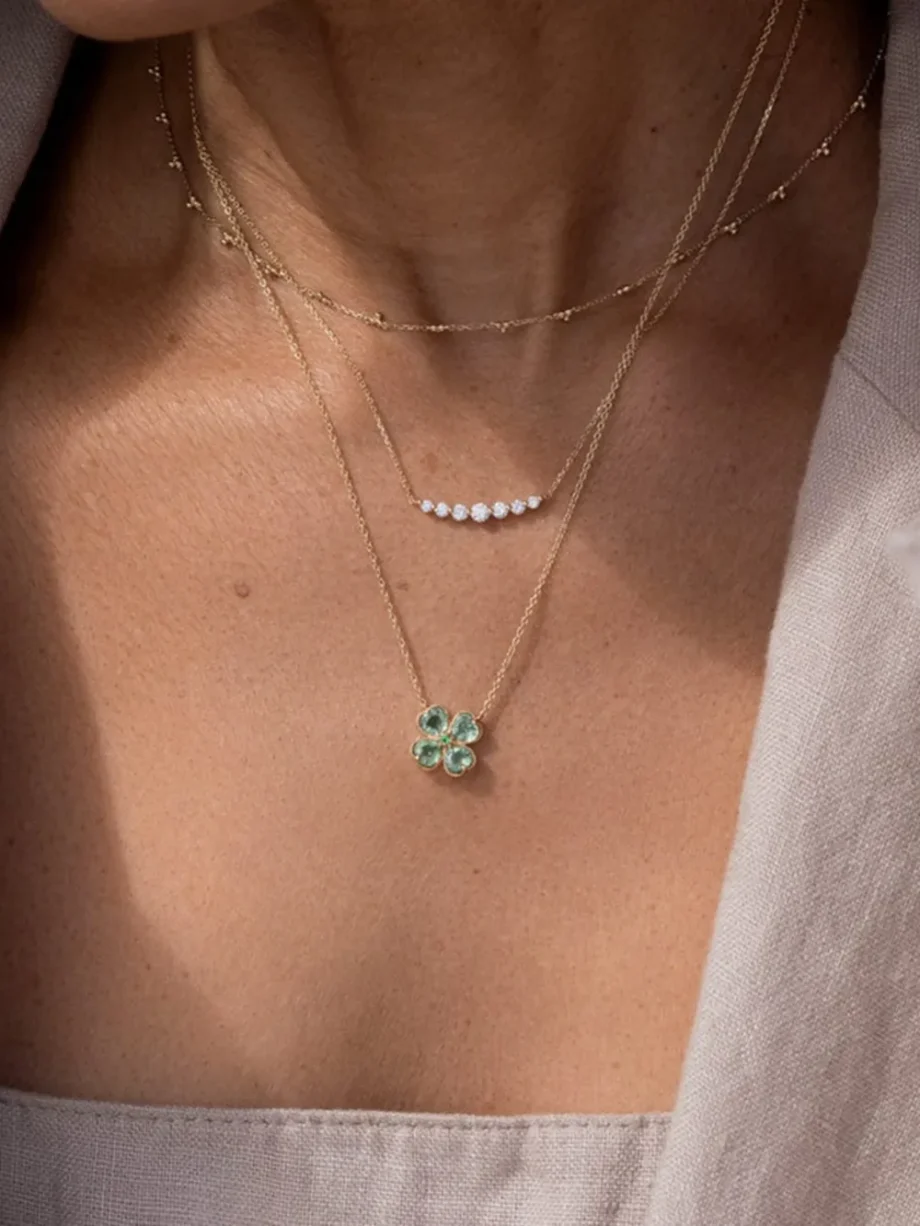 Lucky Charm Clover Necklace