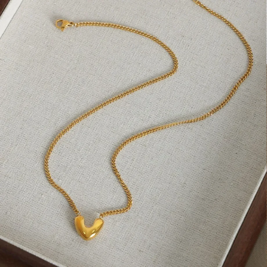 Golden Heartbeat Necklace