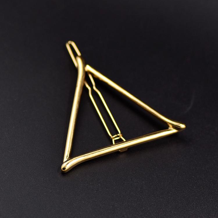 Minimalist Hollow Triangle Hair Clip