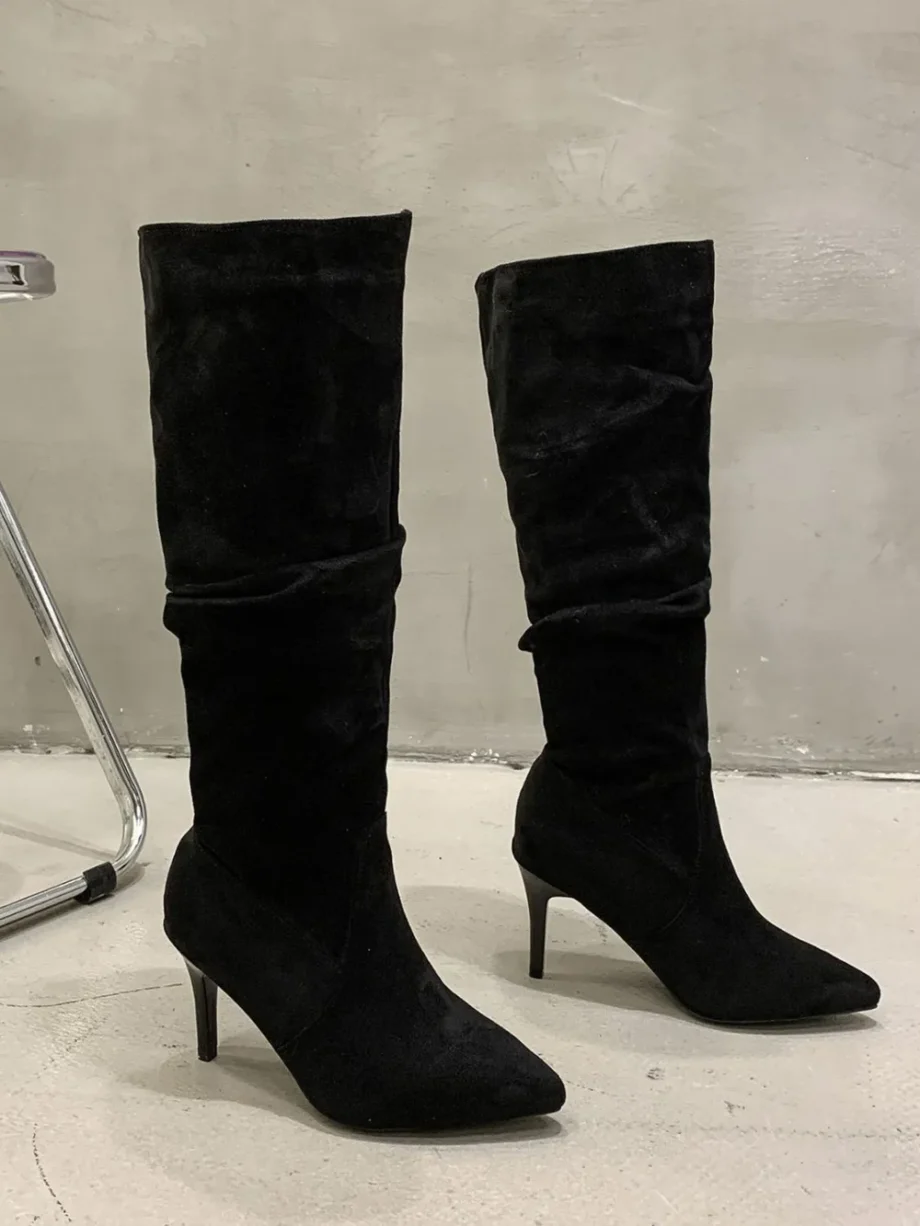 HighRise Pleated Boots