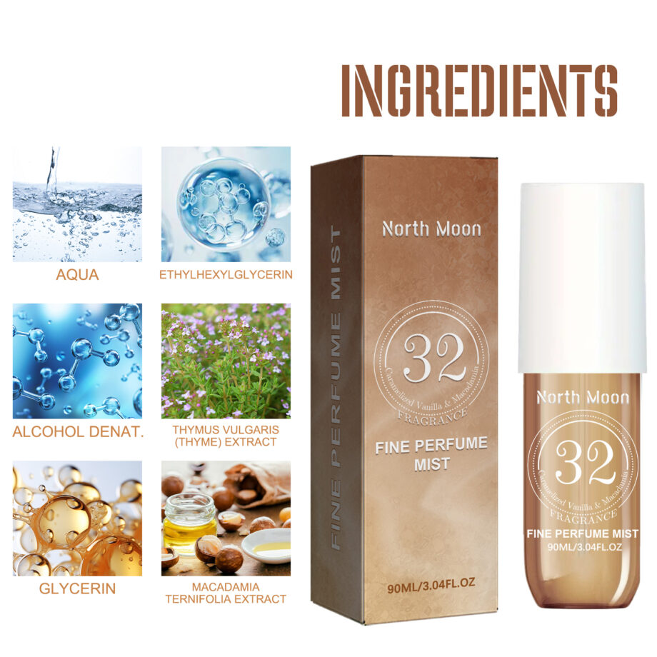 Caramelized Vanilla And Macadamia Perfume Spray