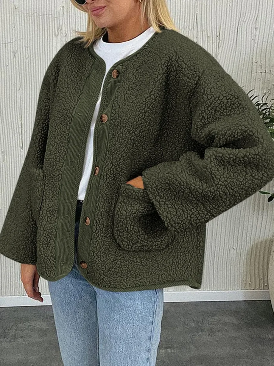 Plush Lambskin Winter Coat