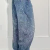 LuxeWashed Rhinestone Wide-Legs