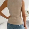 V-Neck Knit Sleeveless Vest