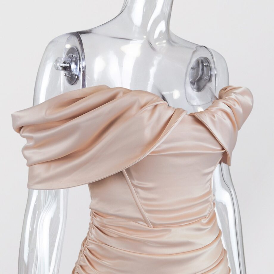 Satin Glow Mini Dress