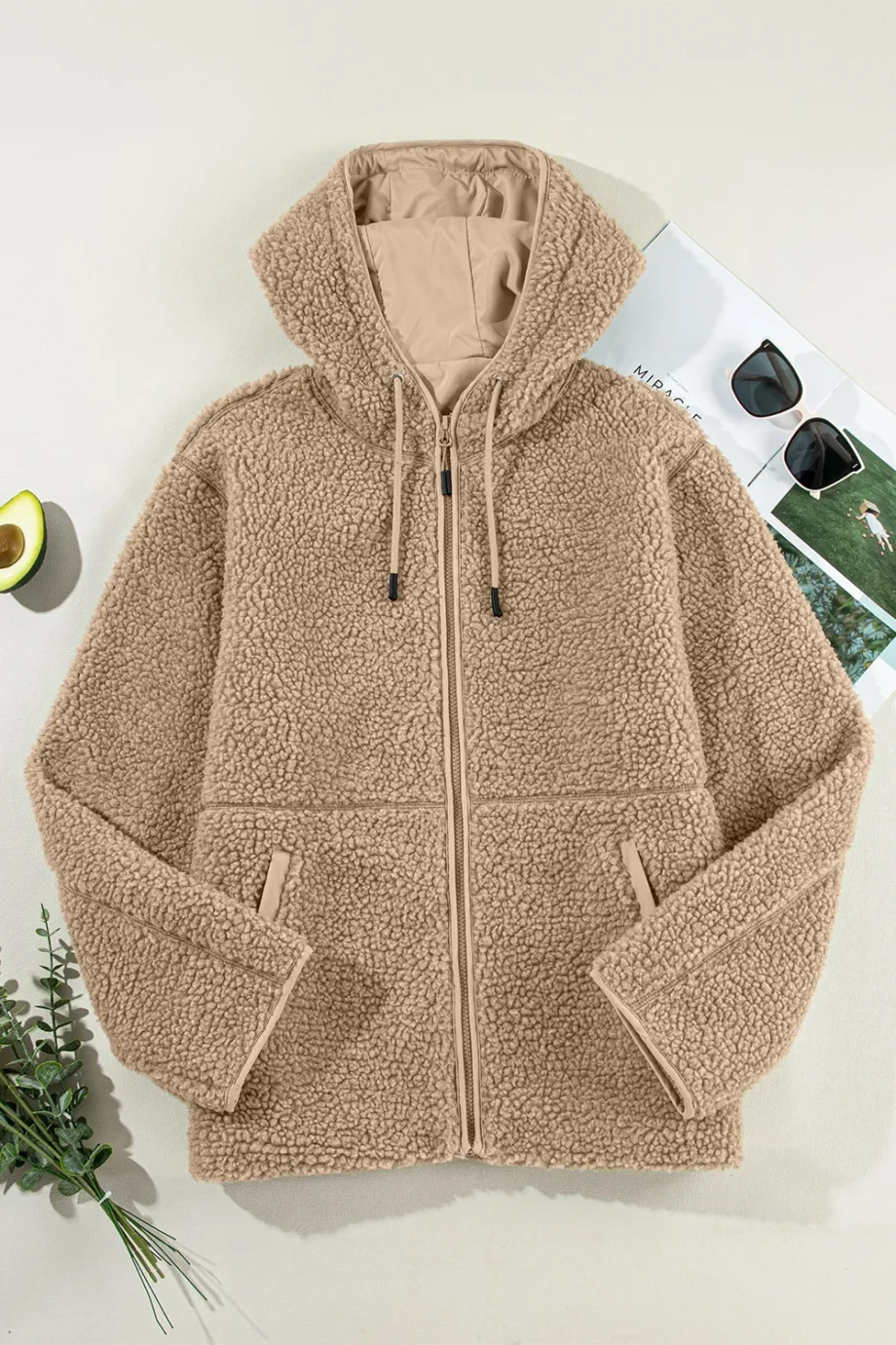 Fleece Hooded Jacket