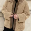 Plush Lambskin Winter Coat