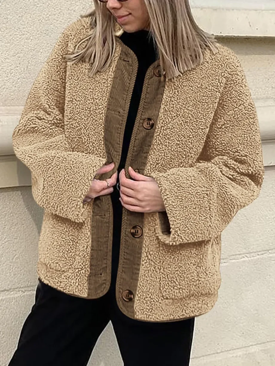 Plush Lambskin Winter Coat