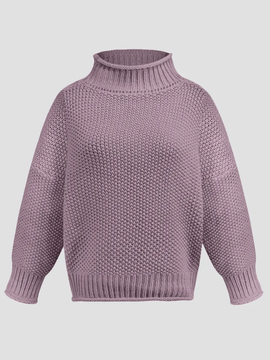 Cozy Turtleneck Knit Sweater