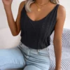 Scoop Cable Knit Vest