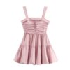 Pleated Camisole Dress