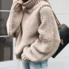 Cozy Turtleneck Knit Sweater