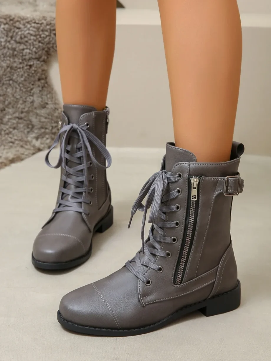 LaceUp Luxe Boots