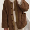 Plush Lambskin Winter Coat