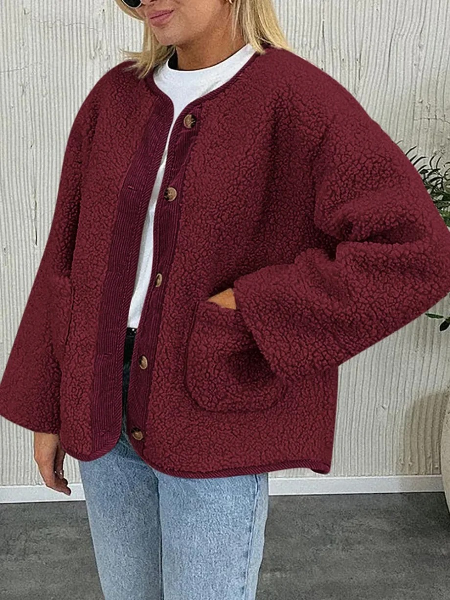Plush Lambskin Winter Coat
