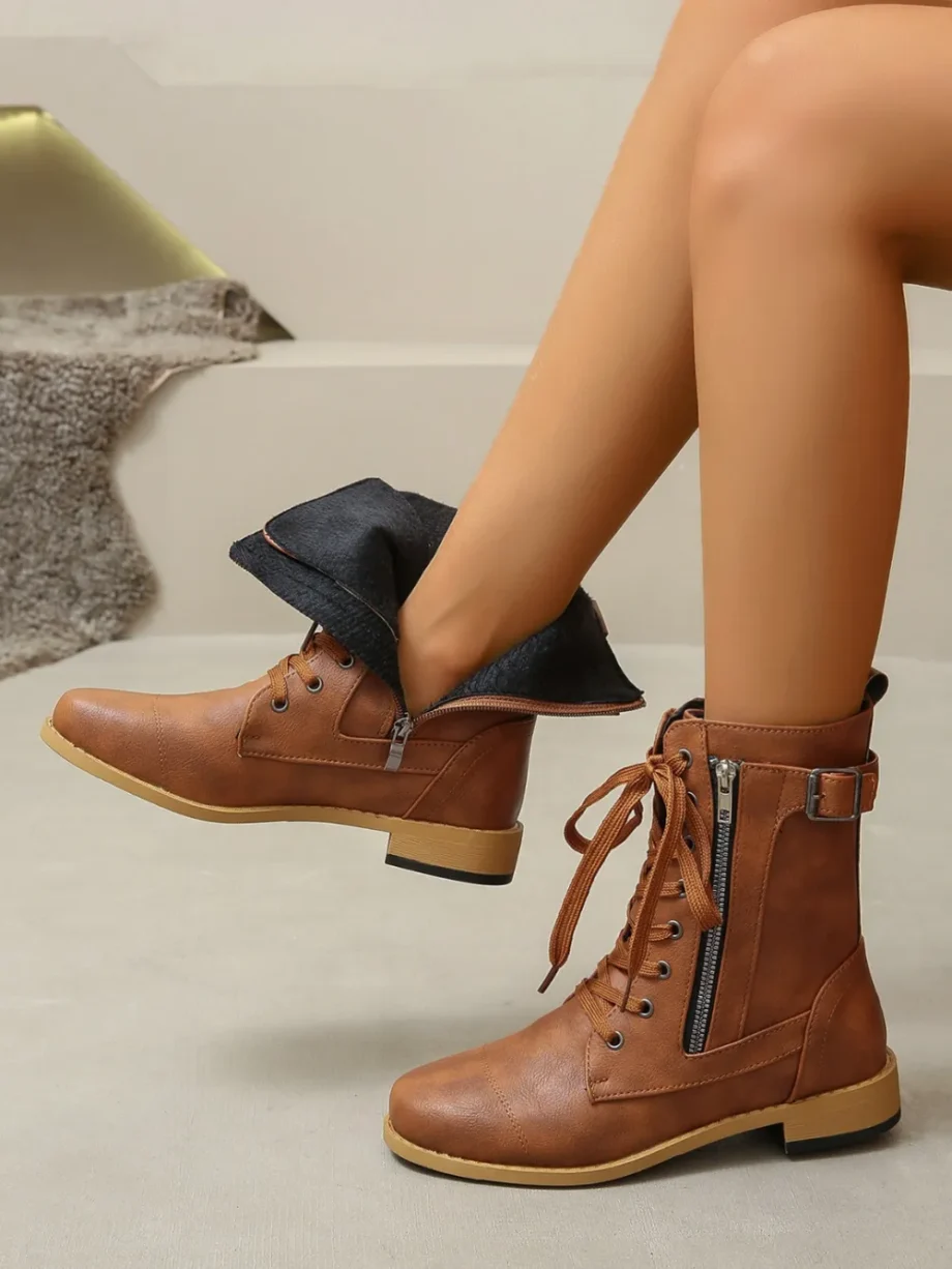 LaceUp Luxe Boots