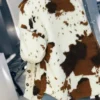 Cow Print Fuzzy Jacket