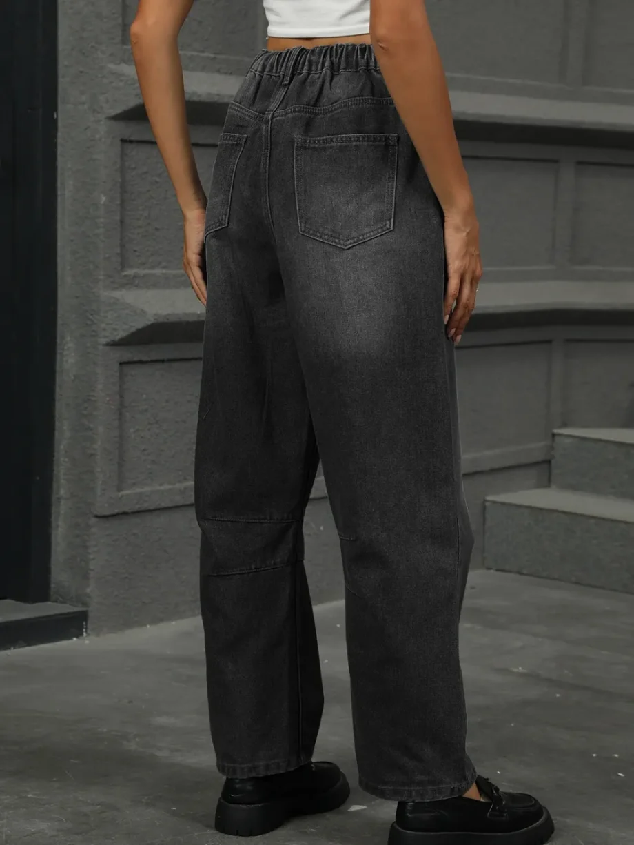 Sunwashed Wide-Leg Jeans