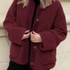 Plush Lambskin Winter Coat