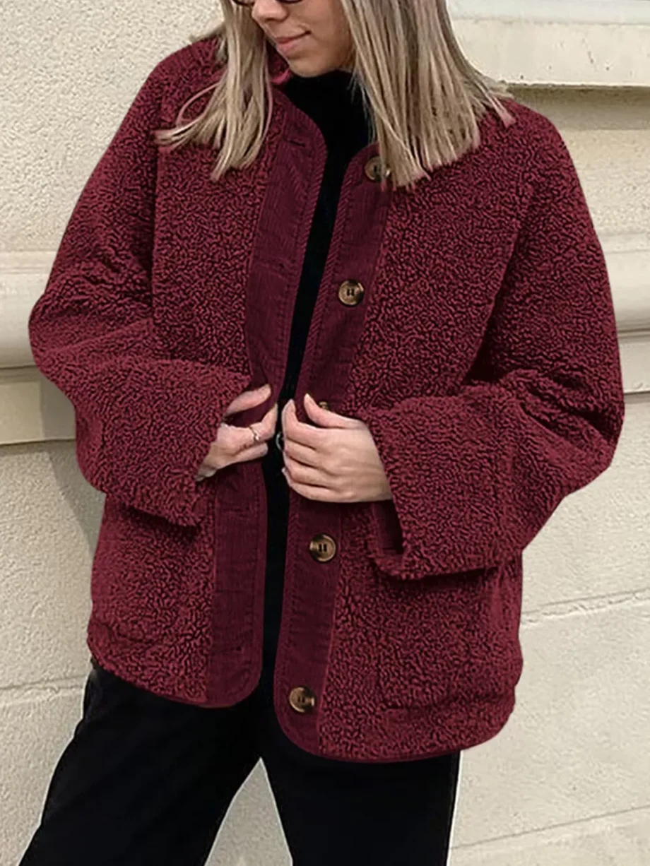 Plush Lambskin Winter Coat