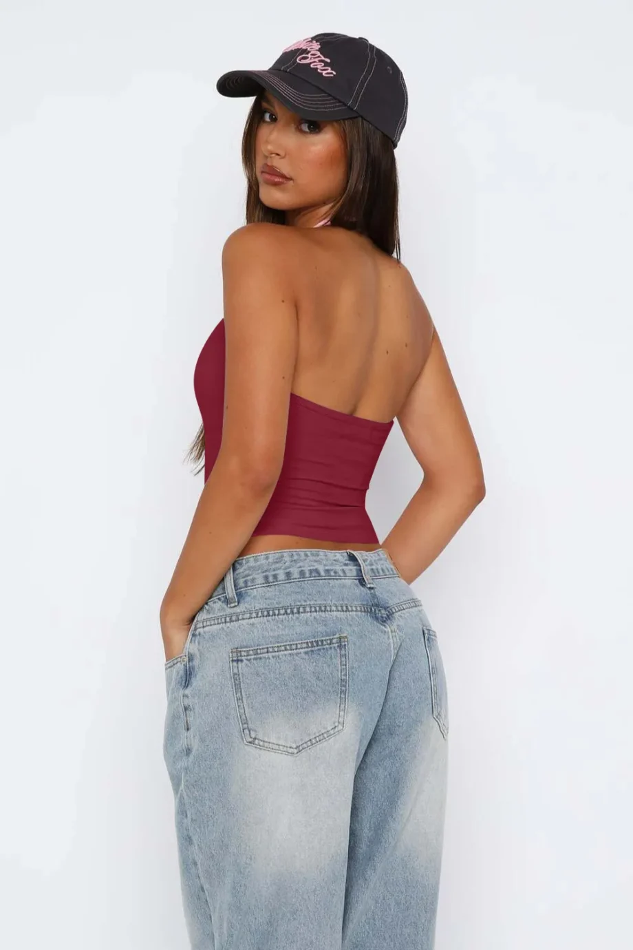 Halter Luxe Cropped Cami